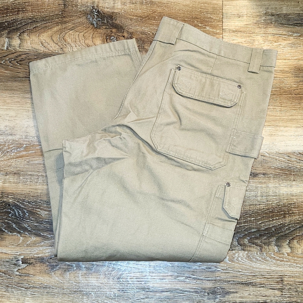 Mens Duluth Trading Co. Canvas Cargo Pants